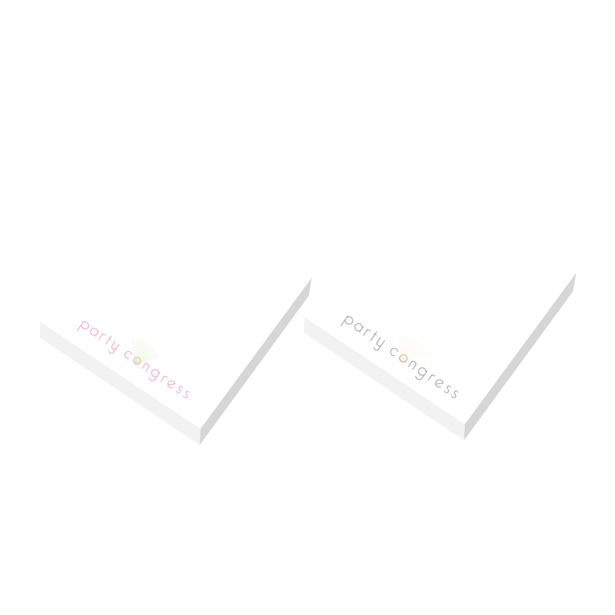 メモパッド　両院パーティー